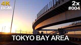 [4K] Driving around Tokyo Bay area / Driving in Japan