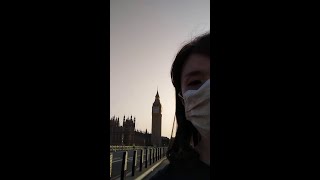 【女装】イギリス　エリザベスタワー（ビッグベン）の近くを歩いて見た