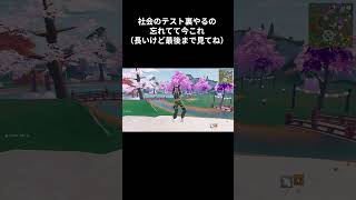 社会のテスト裏やってないのに回収の時気がついて今これ #フォートナイト #かっこいいキル集 #fortnite #フォトナ  #ゲーム実況 #面白いと思ったら高評価 #ミセスグリーンアップル