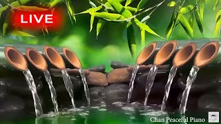Música de piano relajante con sonido de agua | Música para dormir y meditar profundamente