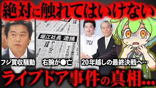 【VSフジテレビ】ライブドア事件の真相とホリエモンの人生がヤバすぎた【ずんだもん＆ゆっくり解説】
