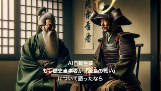 第17話 AI自動生成：もし歴史当事者が『厳島の戦い』について語ったなら？
