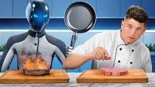 私はロボットと料理対決をしました