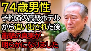 「予約済みなのに…」高級ホテルで古い手提げ袋の老人が追い出され、衝撃の事実が明らかになりました