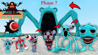 Giant Evolution Clash: Mr. Sun vs Mr. Tree vs Sky Blue Sprunki – GMod Triple Boss Battle!