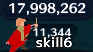 【ツムツム】ワートskill6 ﾌﾙｱｲﾃﾑ延長なし1.1万枚