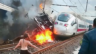 Most Unbelievable Train Moments Caught on Camera - Best Of Month #91