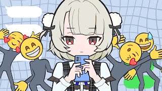 お返事まだカナ💦❓おじさん構文😁❗️ / 雨衣