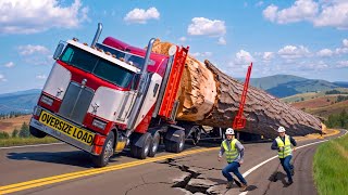 Dangerous Idiots Fastest Truck & Heavy Equipment Fails | Extreme Truck Idiots at Work#4 |Giga Tech