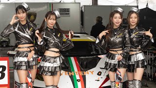 SUPER GT レースクイーン🏎️Pacific JLOC Angels　熊野ラリサ　渡川もも　オ・ヤンヘ　橘京　2024/11/2　ピットウォーク