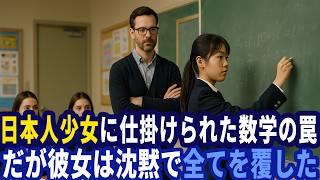 難問を出して嘲笑した外国人教師…日本人少女が“沈黙で始めた反撃”に教室が凍りつく