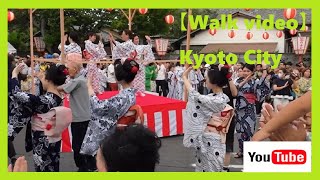 【Walk video shot in 4K】 Encounter many maiko at the Bon Odori dance in Kamishichiken 2023 KYOTO No39