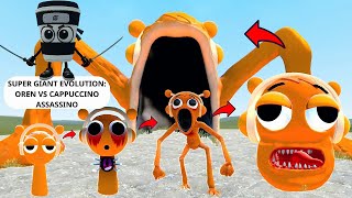 Super Giant Evolution: Oren vs Cappuccino Assassino – Epic GMod Boss Battle!