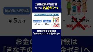 定額減税の給付金なぜか名前が２つ #shorts