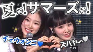 【LE SSERAFIM ルセラフィム 日本語字幕】公式カップルサマーズ🌻チェウォン×カズハ