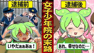 【実話】女子少年院に収監されるとどうなるのか？院内では想像もつかない社会の闇が広がっていた…【ずんだもん×ゆっくり解説】