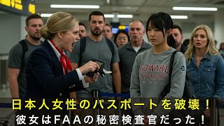 日本人女性のパスポートを破り捨てた搭乗口係員──彼女が変装したFAAの検査官だとは知らずに。