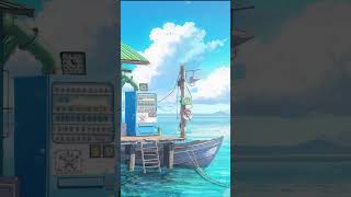 朝の海辺カフェでひと息☕波と光に包まれる時間