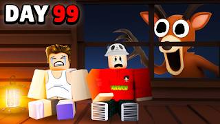 Can We Survive 100 DAYS in a Roblox Forest? (ft. Enyu)