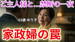 【シニア恋愛】家政婦の罠 ～奥様、どうかお許しください～【朗読ドラマ】