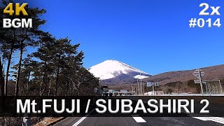 [4K] Mt. Fuji Part 2 / Roadside Station Subashiri / Shizuoka to Tokyo / Driving in Japan