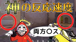 左右どちらから来ても爆速フリックで倒すと豪語するだるま【VALORANT】