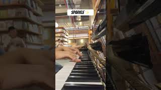 Kimi no Nawa - Sparkle Duet in library (With girl from Subway)
