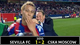 再【衝撃の25mブレ球FK】09-10 CL R16 2nd-Leg セビージャ vs CSKAモスクワ