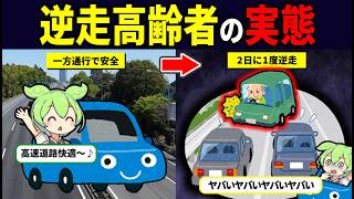 【2日に1度】高速道路を逆走する命知らずな高齢者の実態【ずんだもん解説】