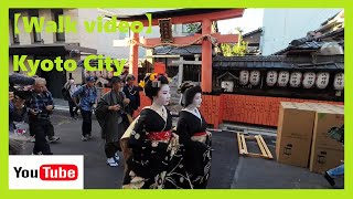 【速報版/京都Walk/祇園東/舞妓】ほっこりする～🎵😊 初々しい舞妓さんのお披露目とご挨拶まわり (雛帆さんお見世出し😺) at 2 p.m. 2023 KYOTO No.45