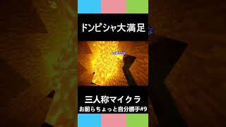 三人称マイクラ【ドンピシャ大満足】お前らちょっと自分勝手9 #shorts