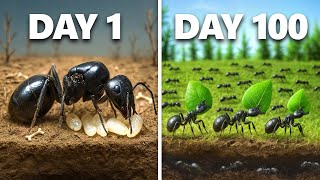 Simulating an Ant Colony For 100 Days
