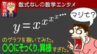 数式なしの数学エンタメ：驚異の読めない指数関数のグラフが異様すぎた。