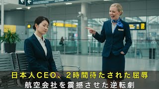 日系女性CEOを2時間待たせた客室乗務員 ― しかしその後の展開に航空会社は衝撃を受けた