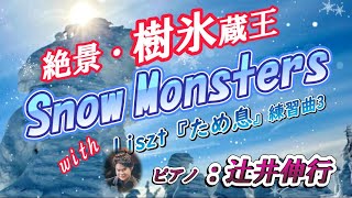 絶景・樹氷蔵王 Snow Monsters　リスト『ため息』ピアノ：辻井伸行：Spectacular View: Juhyo Zao Snow Monsters, Liszt's 'Sighs,'