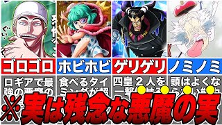 【ワンピース】マジで最悪...マジでエグい副作用のある悪魔の実７選【ゆっくり解説】