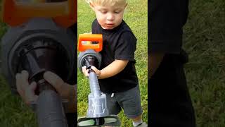 Maxx action power tools weed trimmer #waylonsworld  #lawncare  Get the toy in description!