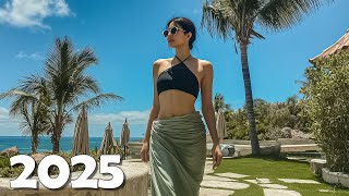 🌴 Tropical Summer Vibes 2025 | Chill Deep House Mix 🍸 | Ocean Sounds | Deep House Pulse