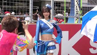 2025 SUPER GT Rd.2 FUJI #9 渡川もも 平野由佳 犬飼るい 姫野みなみ 佐波芽依 水野夏鈴 Pacific Fairies 決勝日ピットウォーク レースクイーン 4K