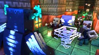 Warden vs Trial Chambers, Breeze, and Pillager (Minecraft Movie Animation)