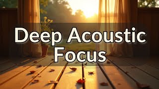 30 Minute Deep Focus Acoustic | Calm Guitar | Study & Concentration Background Music