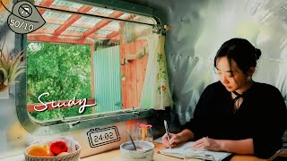 🌾 🦜 3-HOUR STUDY WITH ME | Birds Chirping ONLY | 3-Hour Pomodoro Sessions | 50-min Block