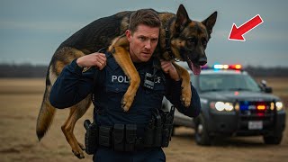 警官は負傷した警察犬を腕に抱え、何マイルも歩き続けた… その後の展開に心揺さぶられる！
