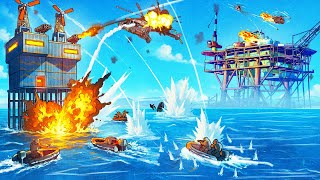 We BUILT the GREATEST OCEAN BASE next to OIL RIG - Rust (Movie)