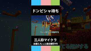 三人称マイクラ【ドンピシャ待ち】お前らもっと自分勝手#9#shorts