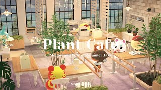 Plant Café 🌿｜Mellow and Vibrant Summer Jazz｜Study & Work Music｜Animal Crossing Ambience