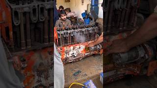 Roadroller Diesel Engine Rebuild starting