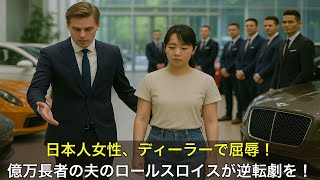 日本人女性、車ディーラーから追い出される！翌日、億万長者の夫のロールスロイスが登場！