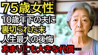75歳女性、10歳下の夫に裏切られた末に。「私は、あまりにも大きな代償を払いました…」