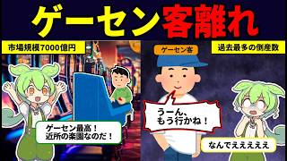 ゲームセンターの客離れがヤバいレベルに加速している件・・・【ずんだもん解説】